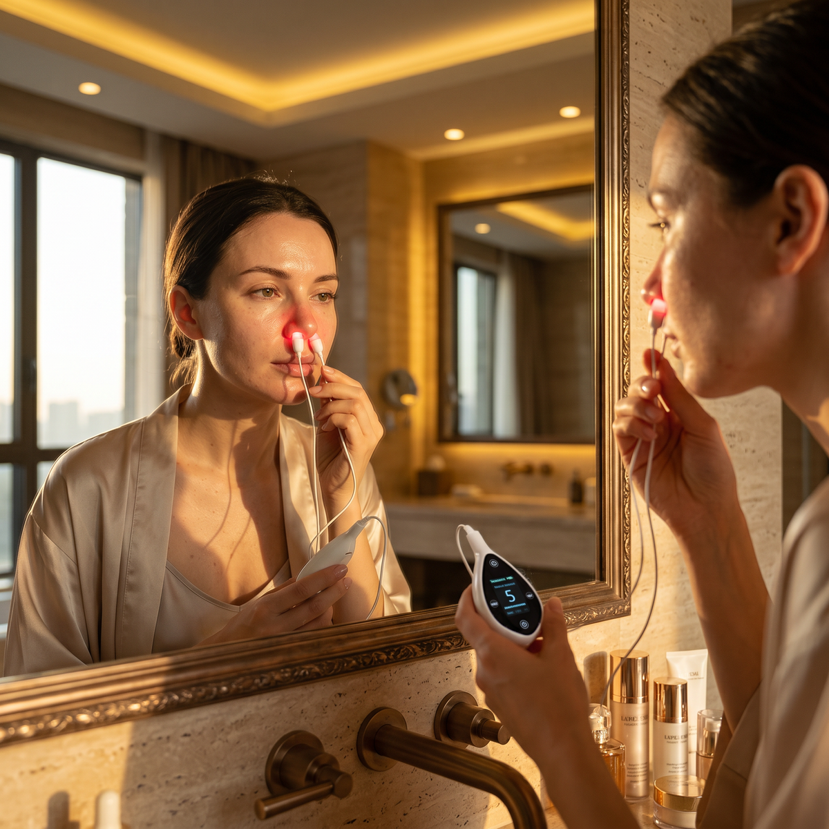 Dispozitiv red light therapy pentru nas și urechi NeuroGenesis DNA