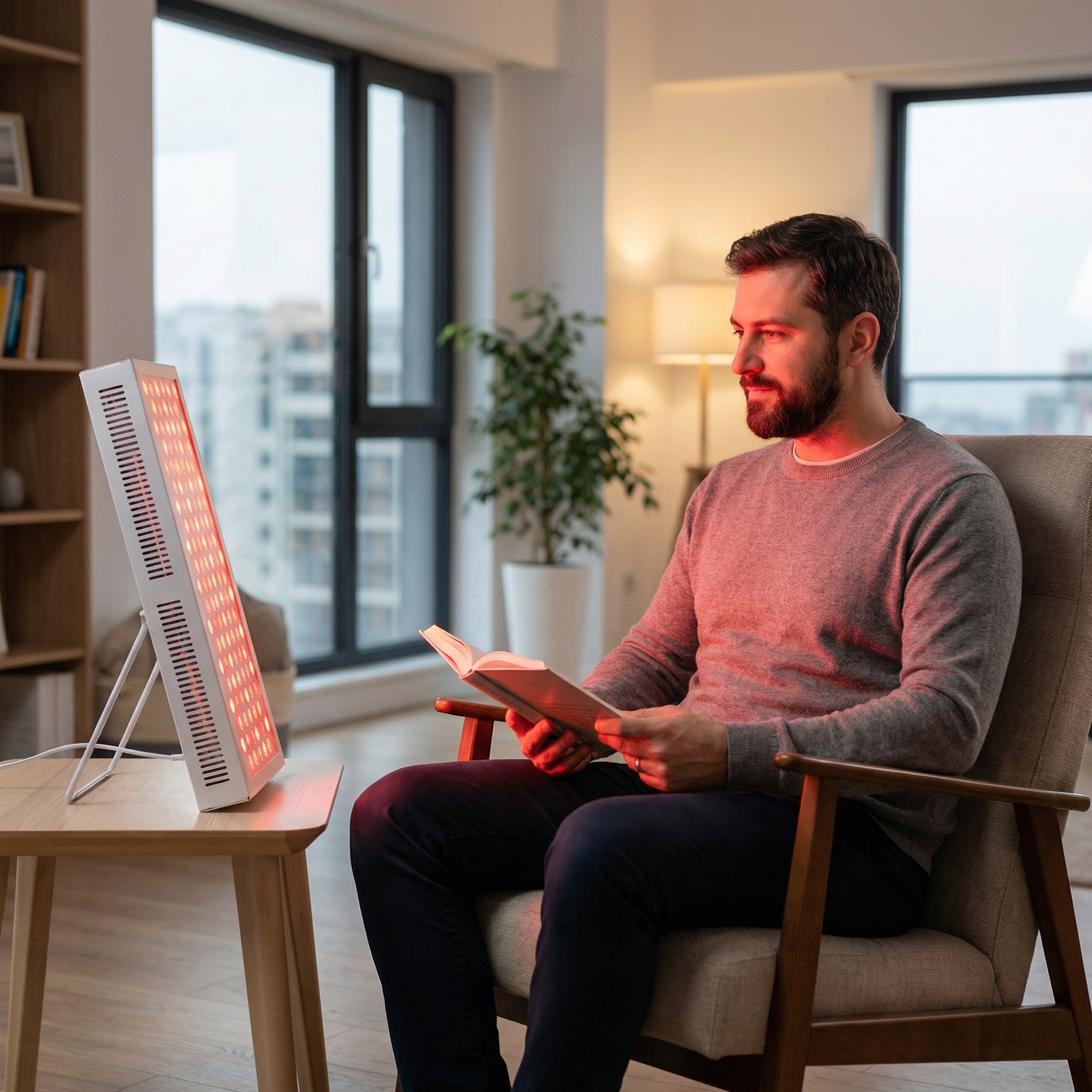 Panou Red Light Therapy & NIR NeuroGenesis DNA 500 Target System | 100 LED | 48 cm