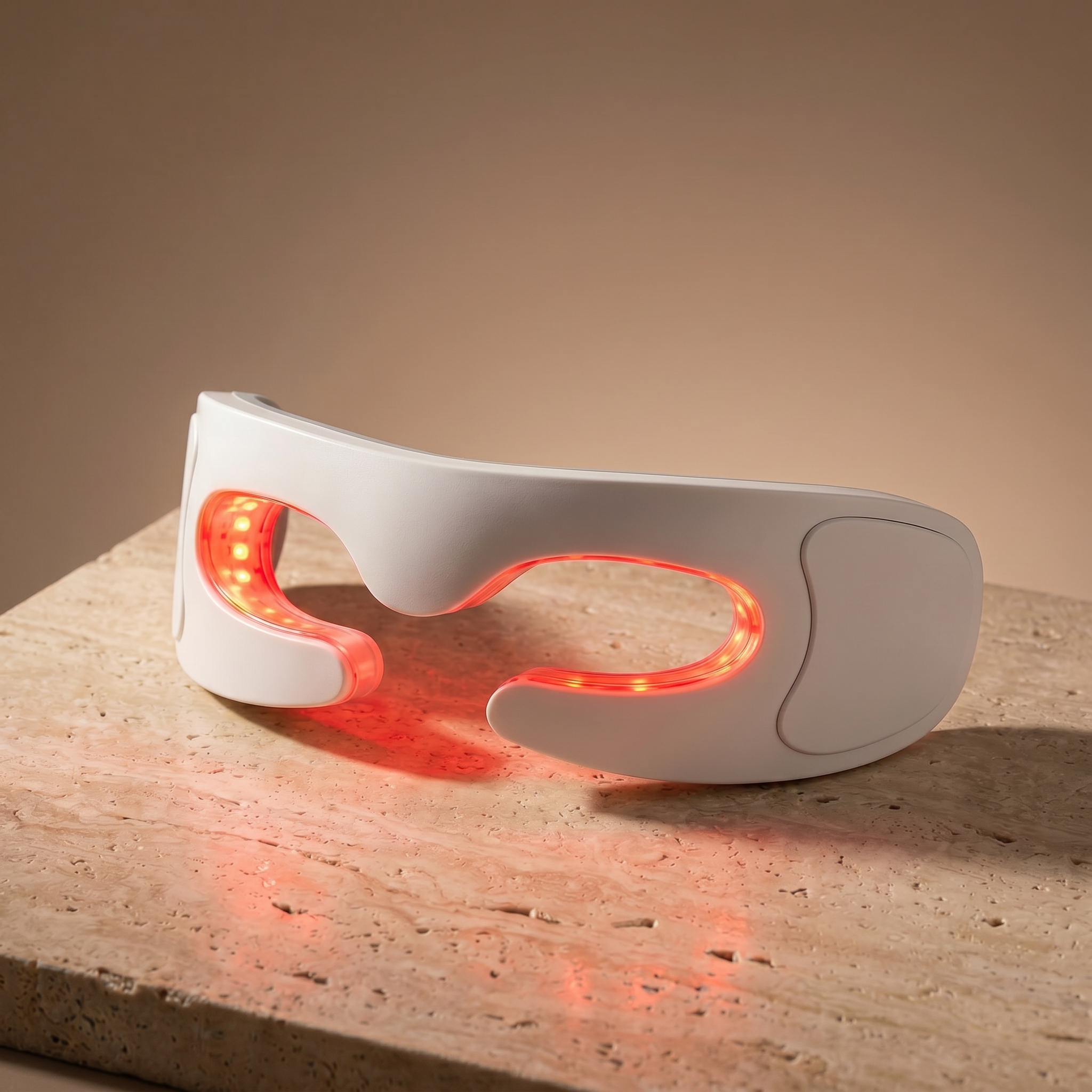 Ochelari Red Light Therapy si Masaj pentru Zona Ochilor Inferior si Superior