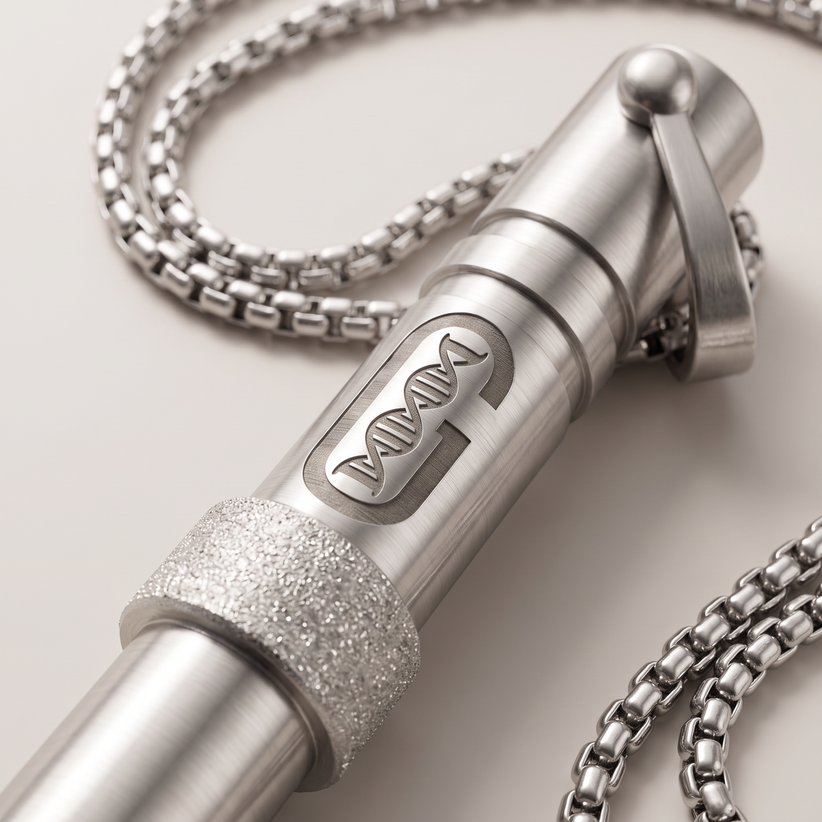Pandantiv Breathwork Anti-Stres NeuroGenesis CALM One |Oțel Inoxidabil 304 |65 mm