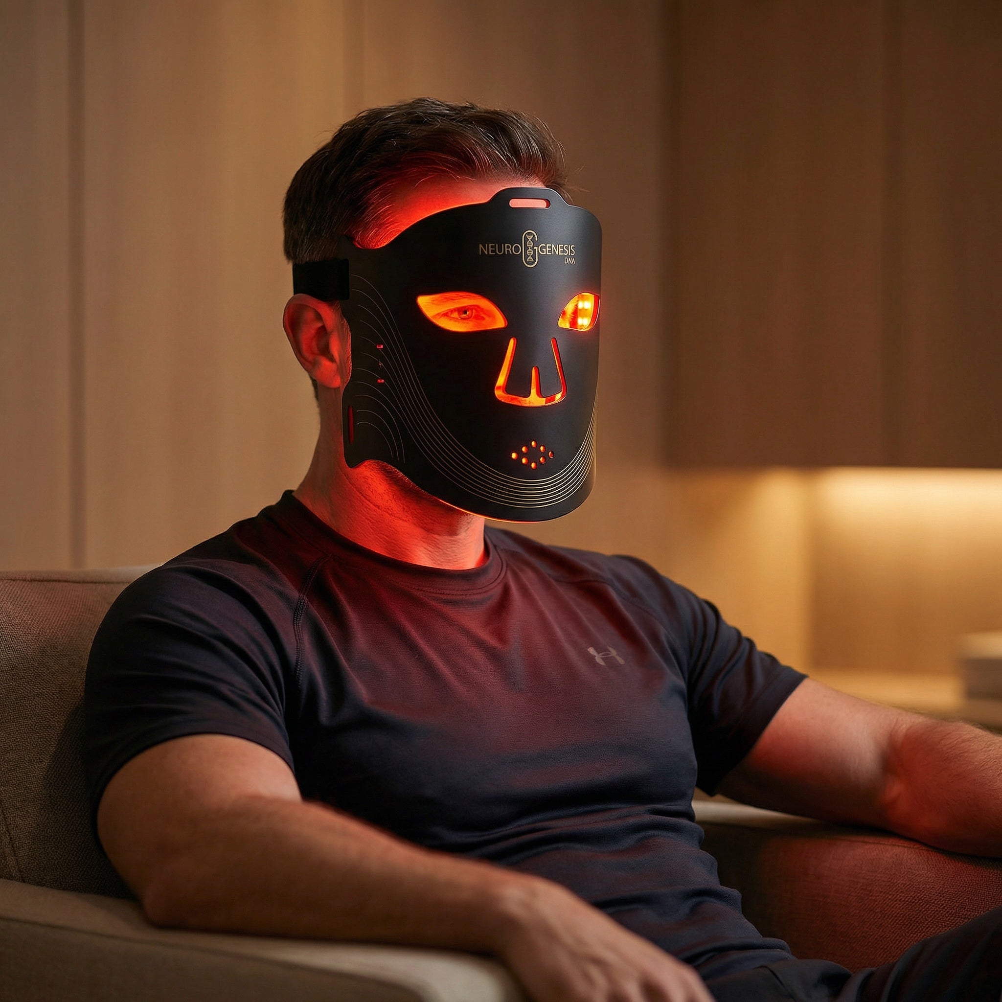 Mască Red Light Therapy & Nir cu 4 tipuri de lumina