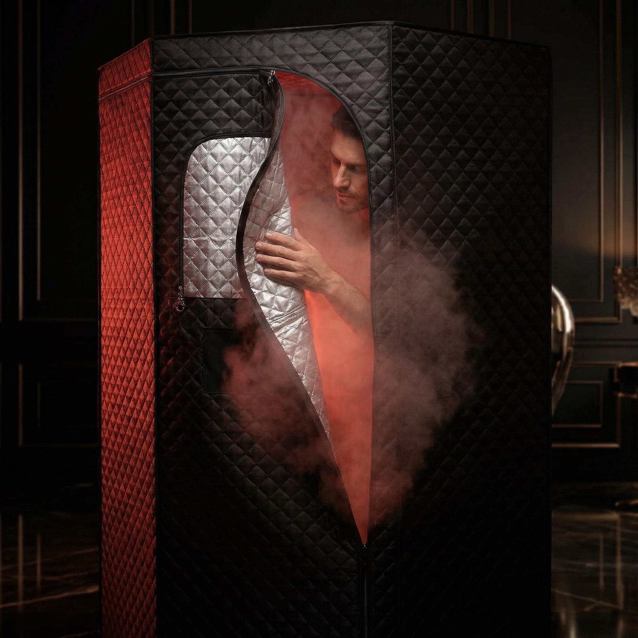 Saună Umeda Portabilă Red Light Therapy & Relaxare pentru Acasă