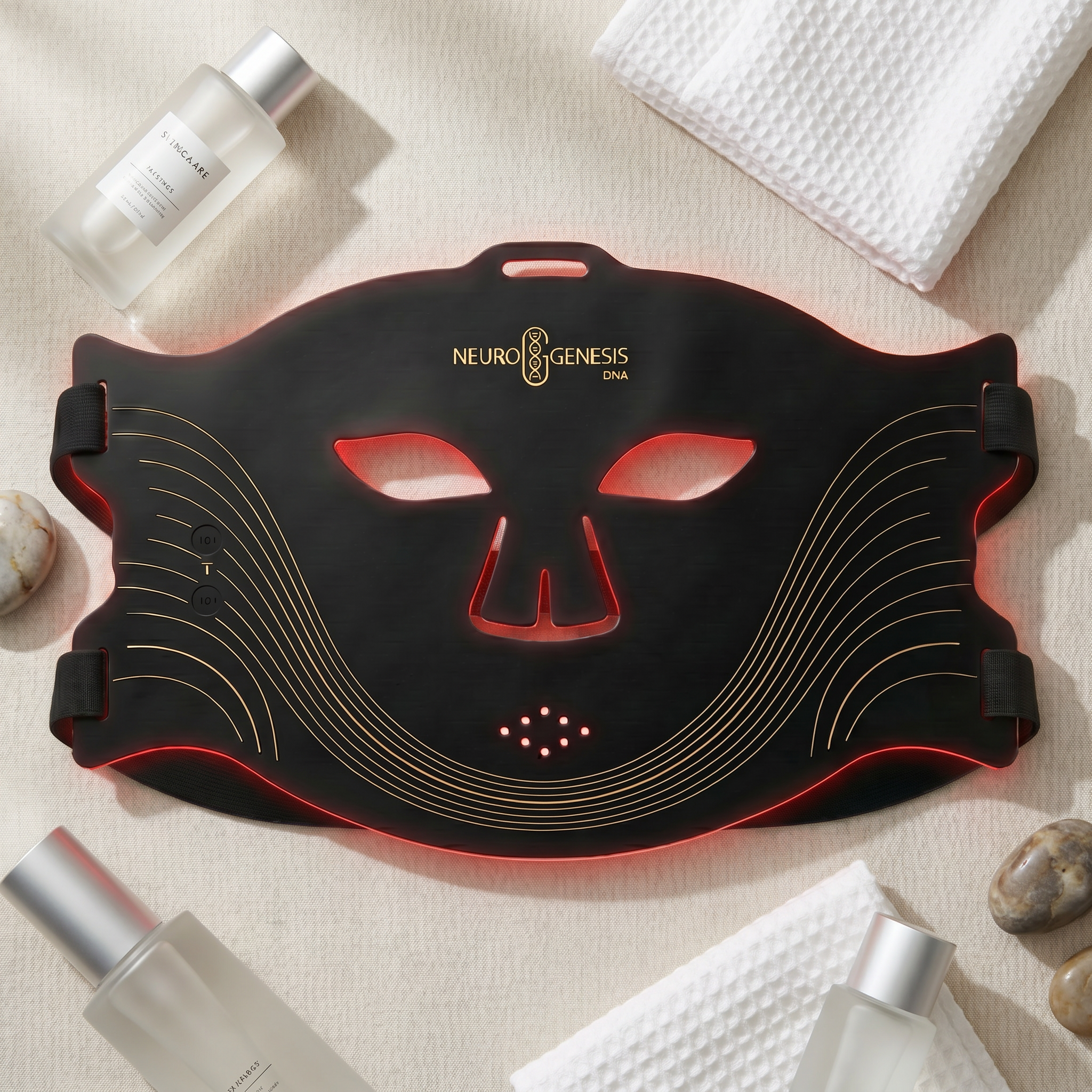 Mască Red Light Therapy & Nir cu 4 tipuri de lumina