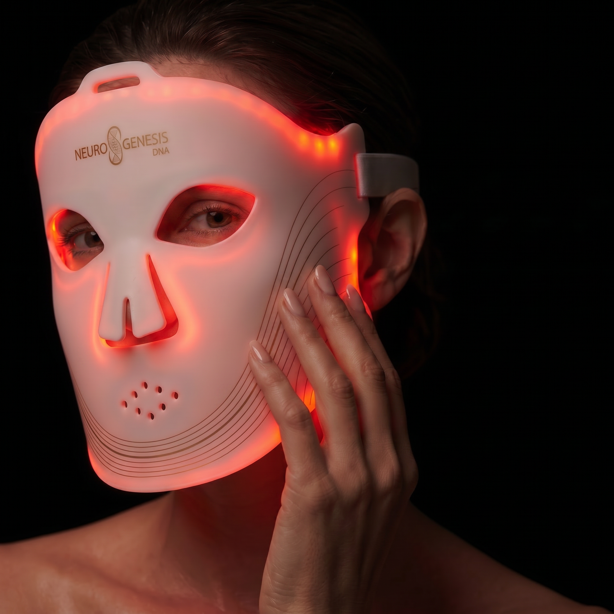 Mască Red Light Therapy & Nir cu 4 tipuri de lumina