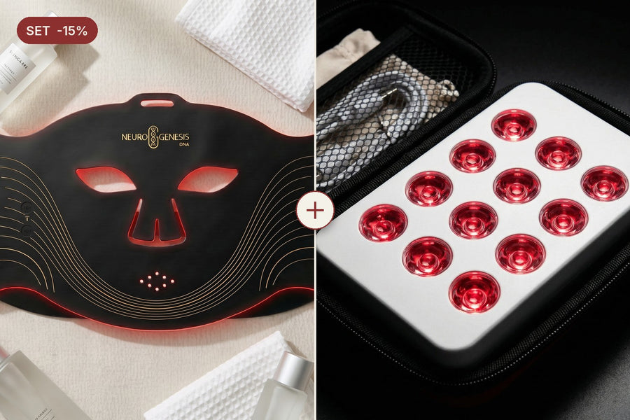 Duo Mini | Mască Red Light Therapy + Panou CORE MINI 60