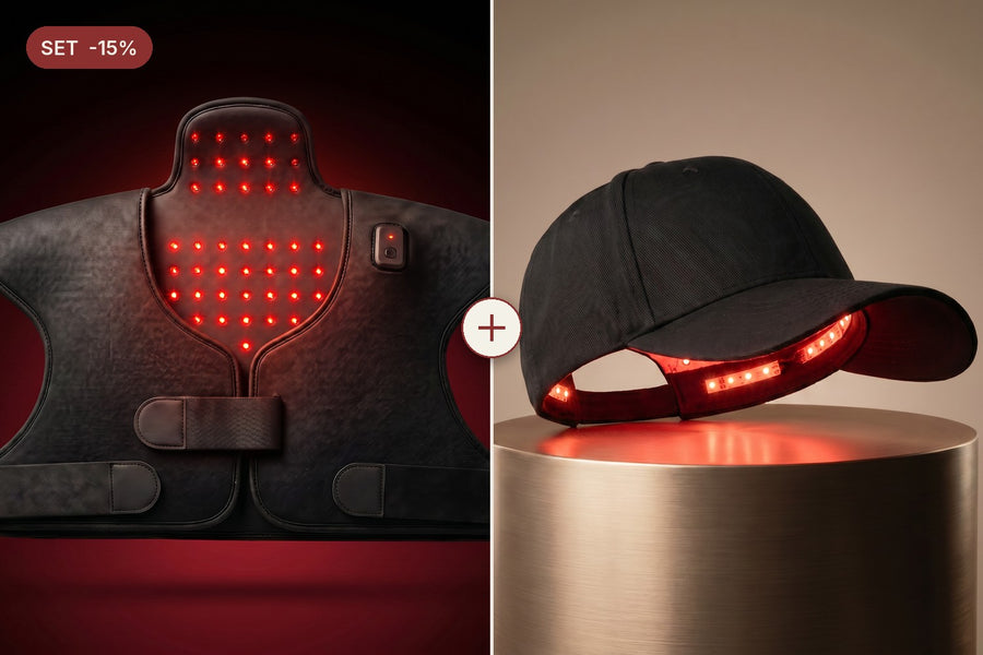 Duo Corp și Păr | Vestă Red Light Therapy + Cască Creșterea Părului